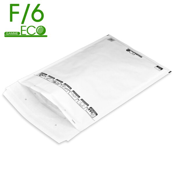 Lot de 400 enveloppes à bulles eco f/6 format 220x340 mm