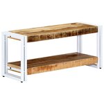 vidaXL Meuble TV 90x30x40 cm Bois massif de manguier