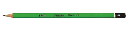 Crayon papier graphite Hexagonal CRITERIUM 550 Mine 6B BIC