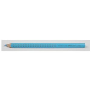 Crayon couleur JUMBO GRIP triangulaire bleu indianthrène FABER-CASTELL