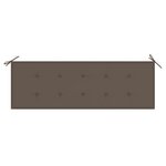 vidaXL Banc d'angle de jardin avec coussins 150cm Bois d'acacia massif