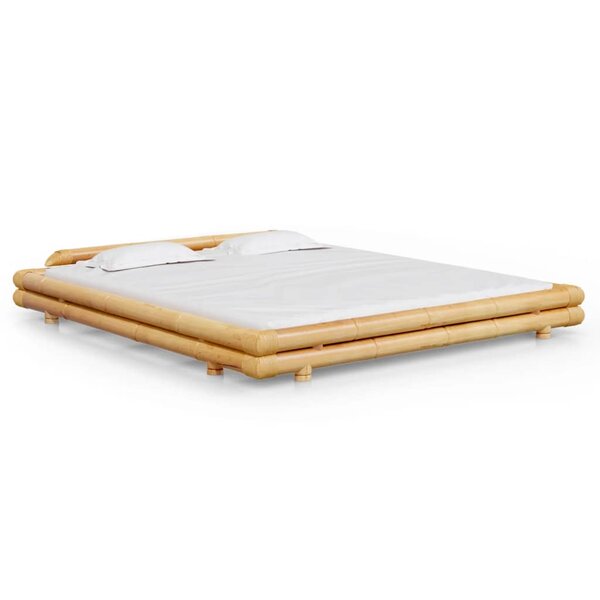vidaXL Cadre de lit Bambou 180x200 cm
