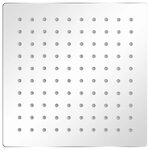 vidaXL Pomme de douche plongeante 2 Pièces Acier inoxydable 20x20 cm