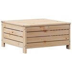 vidaXL Salon de jardin 3 Pièces avec coussins Bois de pin massif