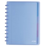 Cahier spirales atoma a4 - petits carreaux - 120 pages - assorties