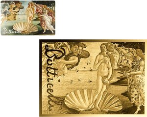 Pièce de monnaie en Or 3000 Francs g 0.031 (1/1000 oz) Millésime Gold Gift BIRTH OF VENUS