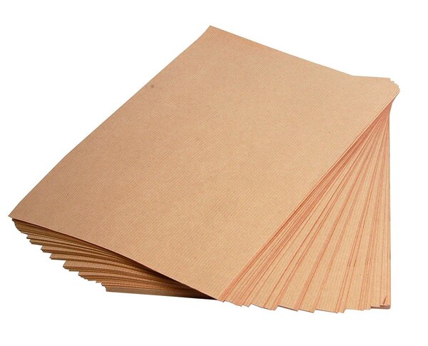 Kraft vergé rame 25 feuilles 50x70cm 120g/m² brun clairefontaine
