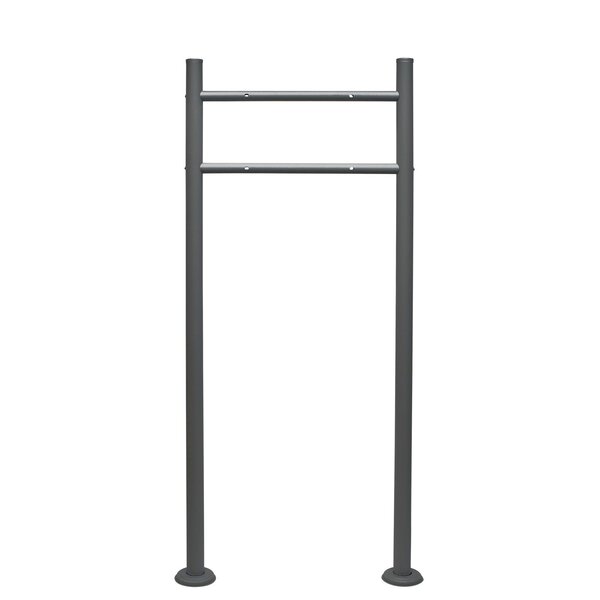 Support boite aux lettres anthracite mailbox piquet boite postale