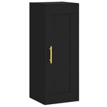 vidaXL Armoire murale noir 34 5x34x90 cm bois d'ingénierie