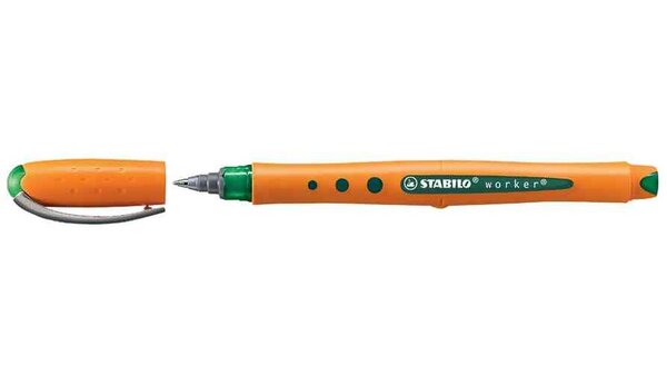 Stylo roller à encre bionic worker medium, vert STABILO