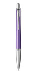 PARKER Urban Premium -  Stylo Bille, violet, pointe moyenne, attributs chromés