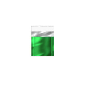 Lot de 100 sachet alu métallisé brillant vert 40x45 mm