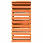 vidaXL Table de bar d'extérieur cire marron bois massif de pin