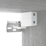 vidaXL Armoire murale Sonoma gris 68x30x20 cm Bois d'ingénierie