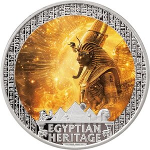 Pièce de monnaie en Argent 10 Dollars g 31.1 (1 oz) Millésime 2025 Egyptian Heritage RA