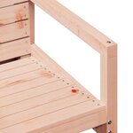 vidaXL Salon de jardin 3 Pièces bois massif douglas