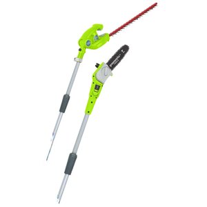 Greenworks scie à perche et taille-haies sans batterie g40psh 1300607