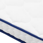 vidaXL Matelas en mousse à mémoire de forme blanc 80x160x17 cm
