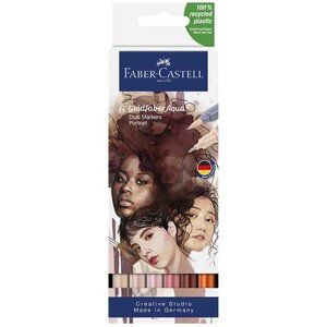 Marqueur aquarelle goldfaber étui portrait faber-castell