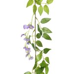 vidaXL Guirlandes de fleurs de Noël 6 Pièces violet 200 cm