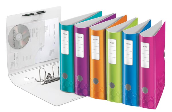 Classeur à levier Active 180° WOW dos de 75 mm Assorti aléatoire LEITZ
