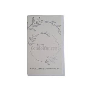 Carte De Voeux - Sincères Condoléances - A tout Jamais Dans Nos Coeurs
