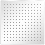 vidaXL Pomme de douche plongeante 2 Pièces 30x30 cm Acier inoxydable