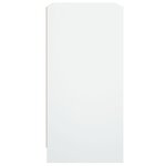 vidaXL Armoire latérale avec portes en verre blanc 68x37x75 5 cm