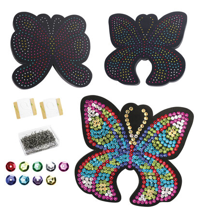 Kit créatif enfant Sequins Papillons