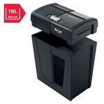 Rexel déchiqueteuse de papier en transversale secure x10