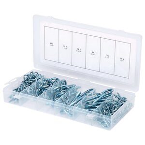 Ks tools assortiment de pitons à pince et pitons à œil 151 pcs