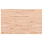 vidaXL Établi 100x60x(71 5-98) cm bois massif de hêtre rectangulaire