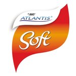 Stylo bille ATLANTIS SOFT Pte Moy. 1 mm Bleu BIC