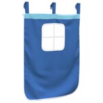 vidaXL Rideaux pour lit mezzanine avec tunnel et tour bleu