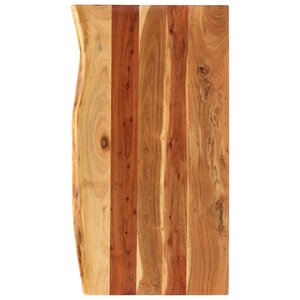 vidaXL Dessus de meuble-lavabo de salle de bain Acacia 100x52x3 8 cm