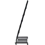 vidaXL Porte-revues 47 5 x 43 x 133 cm Noir A4