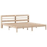 vidaXL Cadre de lit sans matelas 200x200 cm bois massif de pin