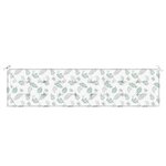 vidaXL Coussin de banc de jardin motif de feuilles 200x50x4 cm tissu