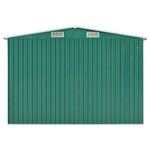 vidaXL Abri de jardin Vert 257x779x181 cm Acier galvanisé