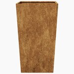 vidaXL Jardinière 45x45x75 cm acier corten