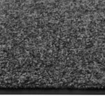 vidaXL Paillasson lavable Anthracite 90x120 cm