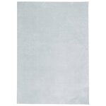 vidaXL Tapis HUARTE à poils courts doux et lavable bleu 140x200 cm