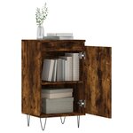 vidaXL Buffets 2 Pièces chêne fumé 40x35x70 cm bois d'ingénierie