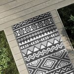 vidaXL Tapis d'extérieur noir 80x250 cm PP