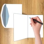 Carte Vive Saint Nicolas Bonne fête avec Enveloppe