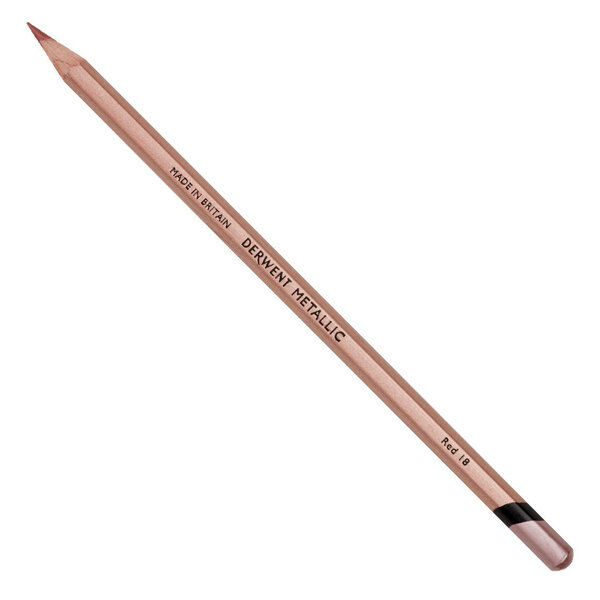 Crayon de couleur métallisée Derwent Metallic Rouge