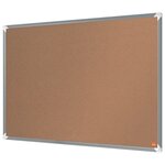 Nobo Tableau d'affichage en liège Premium Plus 90x60 cm Marron