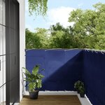 vidaXL Écran de balcon bleu 120x1000 cm 100  polyester oxford