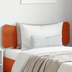 vidaXL Tête de lit cire marron 100 cm bois massif de pin