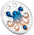 Pièce de monnaie en Argent 500 Francs g 8.80 Millésime 2022 OCTOPUS